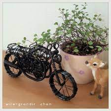 バイク ワイヤー彫刻 ワイヤークラフト ワイヤーアート