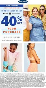 You are always welcomed to make an online job. March 2021 40 Off Online At Old Navy Gap Banana Republic Oldnavy Coupon Promo Code The Coupons App