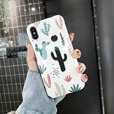 Iphone 10 phone cases for girls. Duolaa Iphone Xr Case Iphone Xr Cactus Case Slim Fit Ultra Thin Protective Phone Case Cover Shell For Cute Phone Cases Creative Iphone Case Iphone Phone Cases