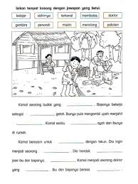 Lembaran Kerja B Melayu Tahun 2 In 2020 Kindergarten Reading Activities School Kids Activities Kindergarten Reading Worksheets