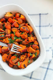Roasted Carrots And Sweet Potatoes Whole Food Recipes Vegetable Recipes Sweet Potato Recipes