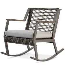 Real Flame Calvin Aluminum Patio Rocker In Gray Set Of 2 9701 Gry Modern rocking chair bamboo furniture outdoor/indoor rocker reclining back recliner mechanical bamboo rocking chairs aluminum beach chair. real flame calvin aluminum patio rocker in gray set of 2
