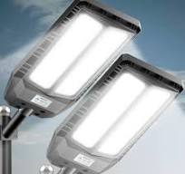 6000W Solar Lights Outdoor Waterproof, 7000K Dusk to Dawn ...