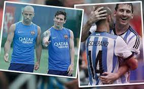 Aunque el jefecito rápidamente a la hora de hablar del fallecimiento de maradona, mascherano no titubeó. Leo Messi And Javier Mascherano 10 Years Together