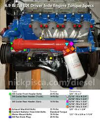 6 9 7 3 Idi Torque Specs And Bolt Dimensions With Images