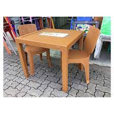 Hindari penggunaan kursi dengan sandaran tangan meja makan oval cenderung membutuhkan ruangan yang lebih luas. Jual Meja Makan Napolly Rotan 80x80x73cm Murah Tanpa Kursi Belajar Dapur Terbaru Juli 2021 Blibli