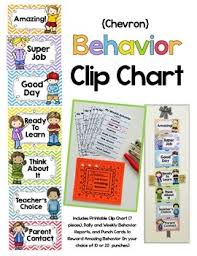 Behavior Clip Chart System Chevron Style