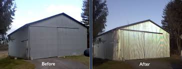 How to clean a metal roof for painting. Metal Building Painting Central Indiana White S Painting And Power Washing