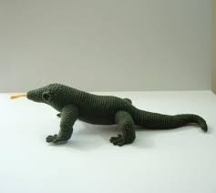 Komodo Dragon Crochet Pattern Crochet Pattern By Susan Burkhart Knitting Patterns Lovecrafts In 2021 Crochet Dragon Crochet Patterns Komodo Dragon