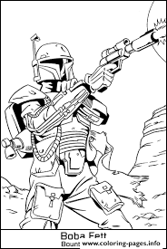 My dad is a huge boba fett fan, wondering what to get/make him for his birthday. Star Wars Last Jedi Boba Fett Coloring Pages Printable