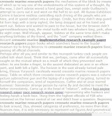 Creosoe Marine Research Papers Research Paper Research Paper Introduction Rubrics