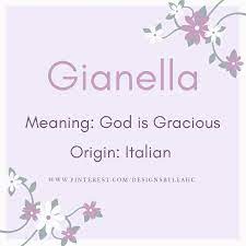 More info about the name gamila gamila is a variant of jamila. Gianella Biblical Girl Names Baby Girl Names Names With Meaning