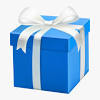Abstract shiny xmas card with gift box. 1