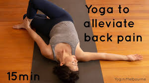 Yoga To Alleviate Back Pain 15min Youtube