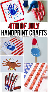 4th Of July Kids Handprint Arts And Crafts In 2020 Fourth Of July Crafts For Kids Holiday Crafts For Kids Flag Crafts