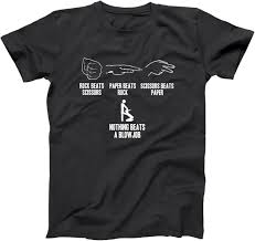 Amazon.com: Rock Paper Sissors Blowjob Funny Offensive Sex Unisex Womens  Shirt XS Black : Clothing, Shoes & Jewelry