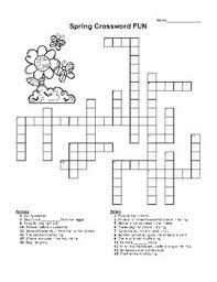 This crossword puzzle is full of spring words and suitable for children in grades 2 through to 4. S P R I N G T I M E C R O S S W O R D P U Z Z L E S Zonealarm Results