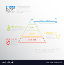 infographic pyramid chart diagram template