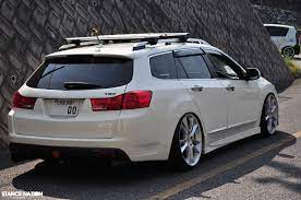 The additions do not have to be done at once, chassis/suspension parts for your acura tsx can be added on a later date, but a balance should be met to support the extra power. Hellaflush Kansai Japan Photo Coverage Part 2 Stancenation Form Function Tsx Wagon Acura Tsx Wagon Honda Accord Wagon