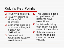 a framework for understanding poverty an overview by ruby k