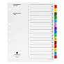 A4 6 tabs multi color index divider from www.bindertek.com