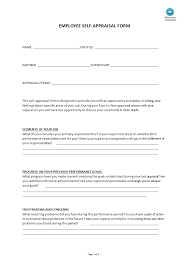 Employee Self Appraisal Form How To Perform A Structured Employee Self Appraisal Meeting Downloa Performance Appraisal Appraisal Leadership Team Development