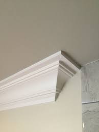 A return on the end of a piece of molding solves both of these appearance issues, eliminating end grain and continuing the design around the end. 17 Fantastic Basement Bathroom Paintings Ideas Wood Crown Molding Crown Molding Bathroom Interior Paint Schemes