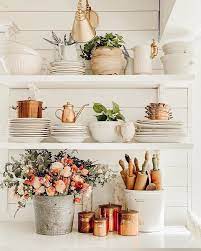 Get white distressed wall shelf for every room in your home. Shelf Styling Shelfie Open Shelving Home Decor Inspiration Living Room Makeover Kitchen Style