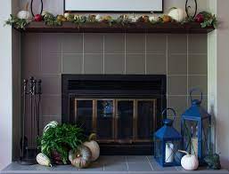 I think the original green tile was distracting me from loving anything i put up on. Fireplace Makeover How To Paint Tiles Including The Grout Aesthetic Interiors