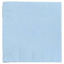 Bulk Light Blue 6 5x6 5 In Lunch Napkins 20 Ct Packs Dollar Tree
