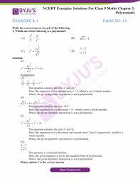 Chapters covered in this file are. Ncert Exemplar Class 9 Maths Chapter 2 Solutions Polynomials Download Free Pdf