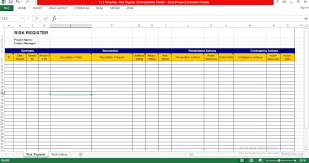 What is risk register template? Risk Register Excel Template