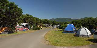 The campground sits among shore pines, just a sand dune away from the beach. Nehalem Bay State Park Campground Outdoor Project