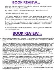 It's worth noting that a study out of the university of michigan found that storytime. Book Review George S Marvellous Medicine Teaching Resources