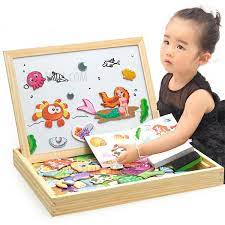 Maybe you would like to learn more about one of these? Wholesale Magnetic Jigsaw Puzzles Toddler Toys Travel Puzzle Double Sided Drawing Easel For Kids Mermaid From China Tvc Mall Com