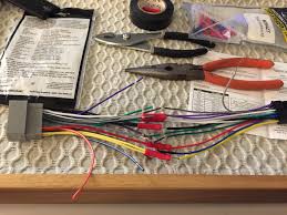 See below for detailed info. Help With Blue Wire Connections I Am Connecting A Factor Harness Adapter To My New Stereo Deck Adapter The Factory Harness Adapter Has A Blue White Wire And The Stereo Deck Harness Has