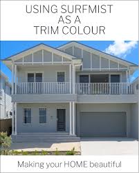 Our expert colorbond® and dulux designer is here to answer any colour questions. Using Surfmist As A Trim Colour Making Your Home Beautiful