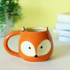 Mug Renard 480ml Tasse En Poterie Renard Decoration