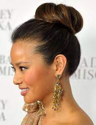 Simple Easy High Bun Updo Formal Updos 2013 Hairstyles Weekly Glamorous Hair Updo Hair Styles Big Bun Hair