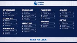 1st, 2nd, 3rd, 4th europa league: Leeds United Your 2020 21 Premier League Fixtures Facebook