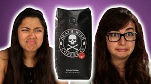 The world's strongest coffee is not for the faint of heart. People Try Death Wish Coffee For The First Time Youtube