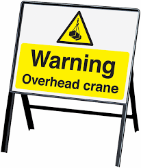 User friendly products · knowledgeable sales staff · cost effective Warning Overhead Crane Load Stanchion Signs Seton