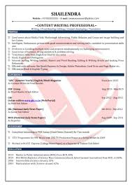 Show off your value as a future employee. Content Writer Sample Resumes Download Resume Format Templates