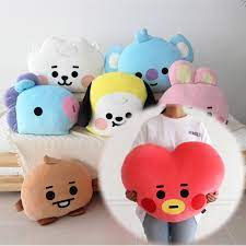 Bt21 Big Baby Face Cushion 50cm A Kpop