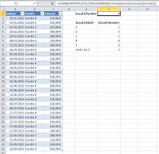 Gleich, größer als, kleiner als, größer oder gleich oder kleiner oder gleich). Mit Excel Zahlen Wie Viele Kunden Wie Viele Einkaufe Tatigen It Service Ruhr