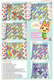Garden Color Layouts For Winter Vol 12 Animalcrossing In 2020 Animal Crossing Animal Crossing Game New Animal Crossing