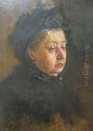 Portrait Of Queen Victoria reproduction by Frederic Marlett Bell-Smith for  sale