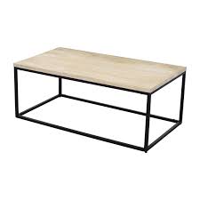 In addition to metal and wood versions, west elm coffee tables integrate luxe finishes like marble and brass. 28 Off West Elm West Elm Box Frame Coffee Table White Wash Tables
