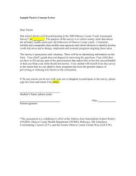 Permission letter for employee to travel. Sample Passive Consent Letter Dear Parent Our Ottawa County