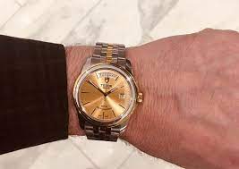 More than 3,000 verified dealers worldwide. Tudor Glamour Date Day Steel Yellow Gold Men S Watch Gold Watch Men Watches For Men Tudor Watch Men